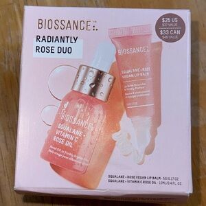 Biossance Radiantly Rose Duo Set - NEW